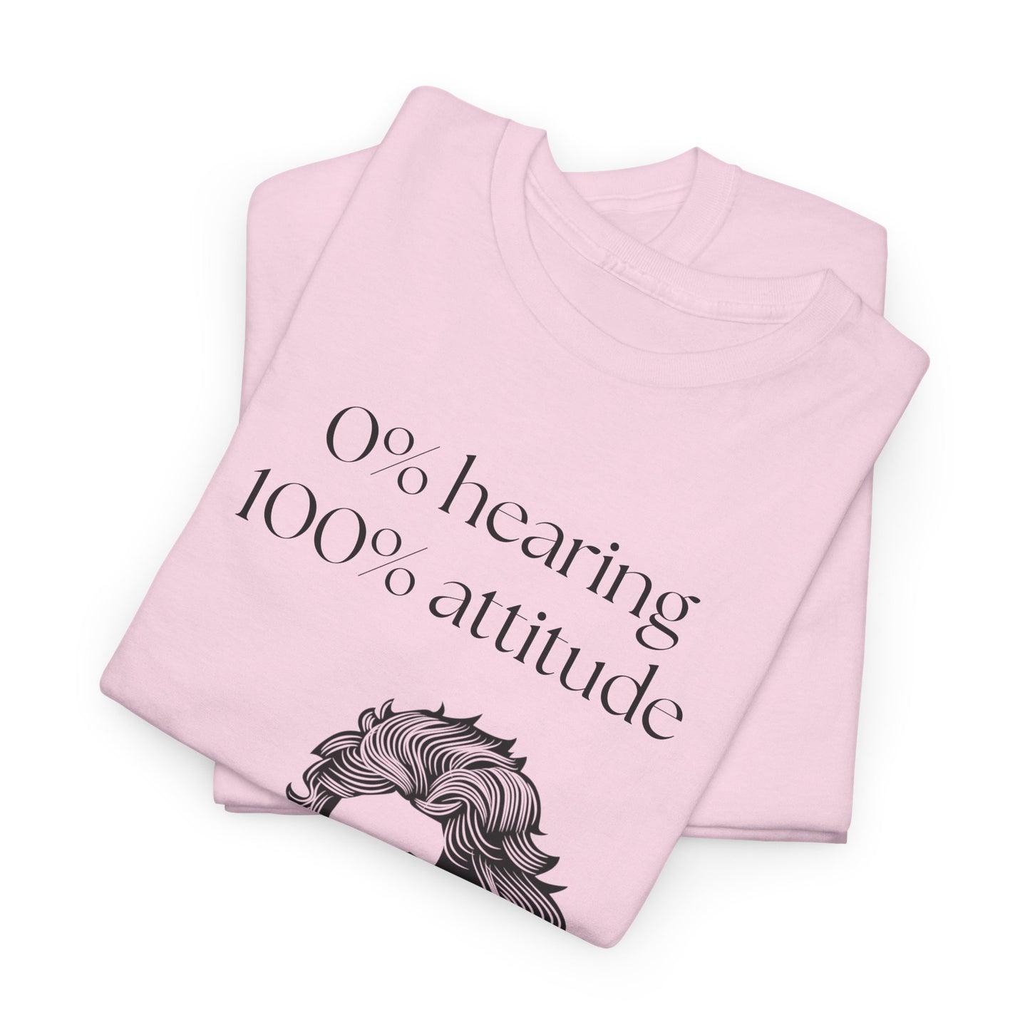 The "0% hearing, 100% attitude" Beethoven T‑Shirt