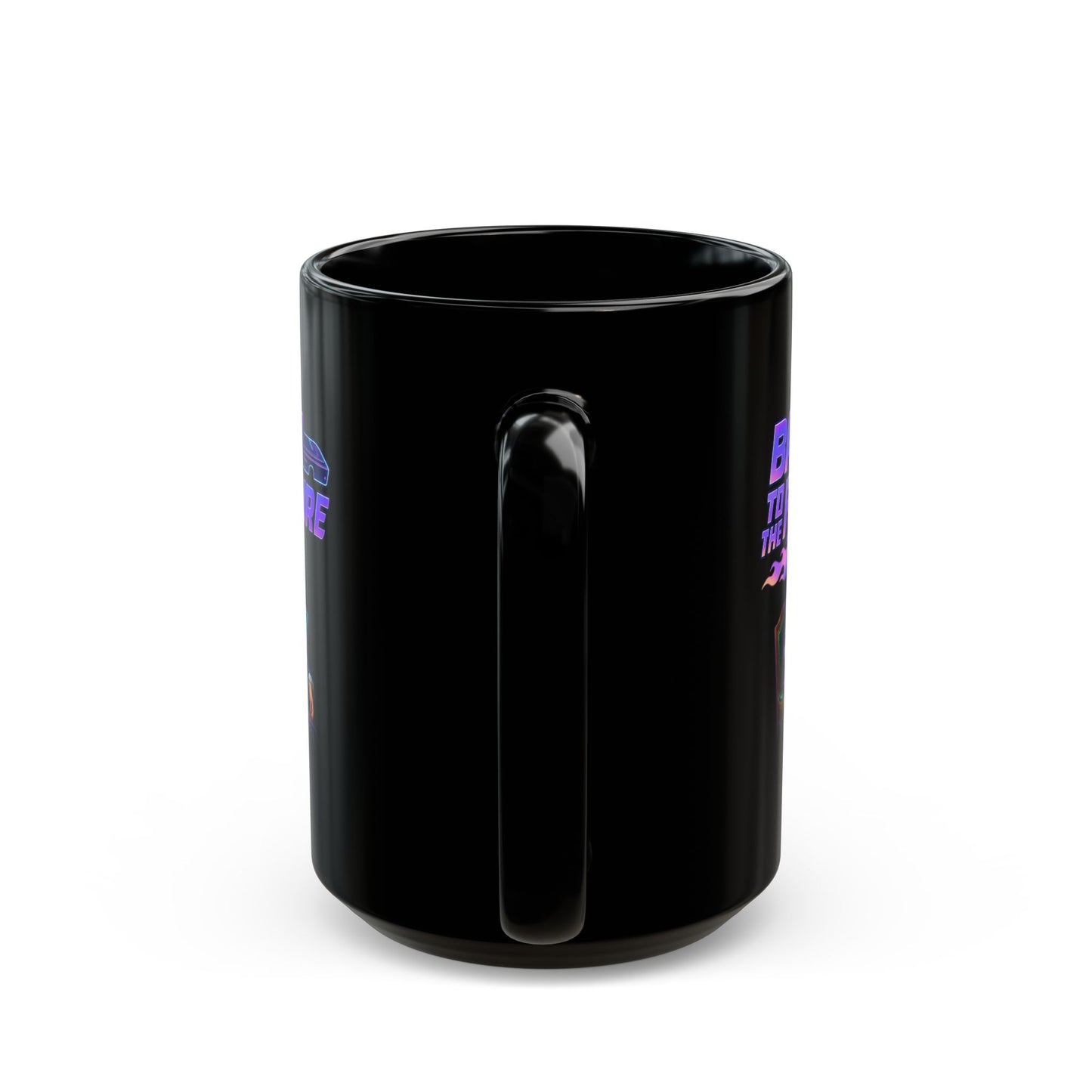 The "Bach to the Future" Black Mug