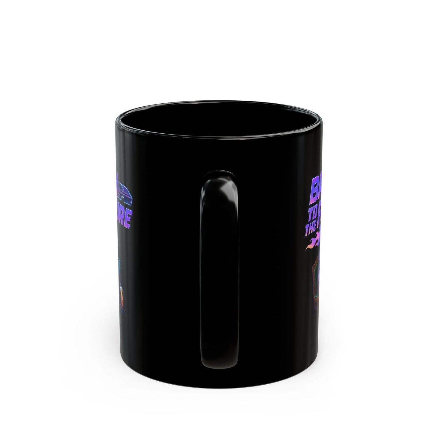 The "Bach to the Future" Black Mug
