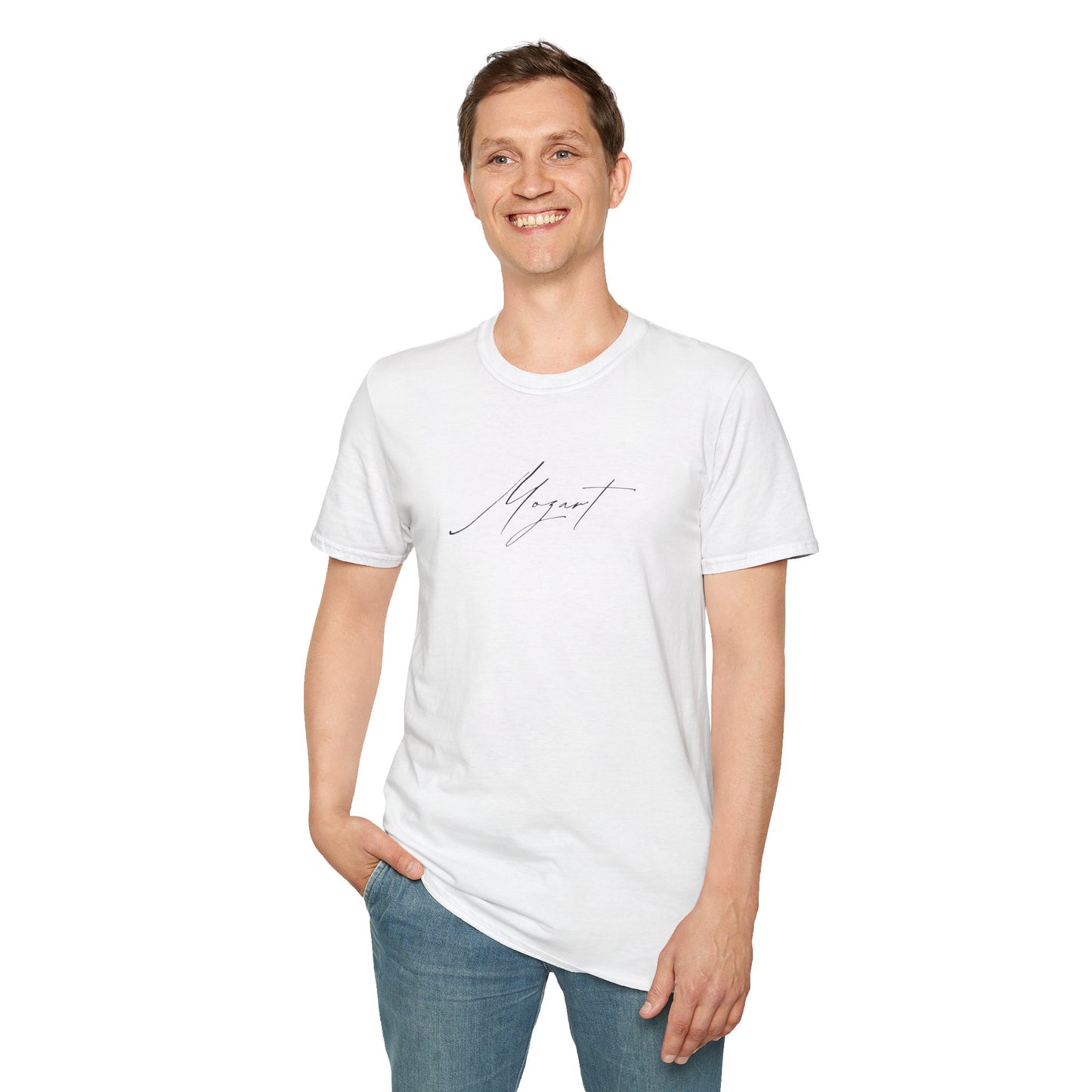 Mozart Portrait T-Shirt — 'Inspiration 99% Not Being Salieri' Funny Classical Music Tee