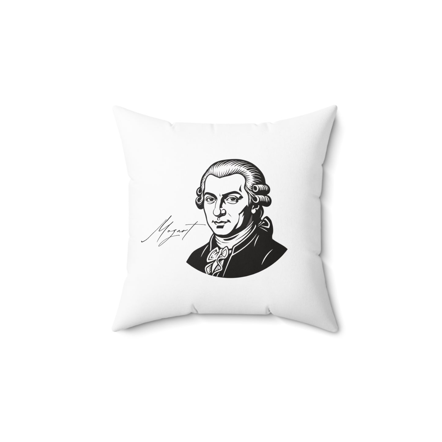Funny Mozart Accent Pillow