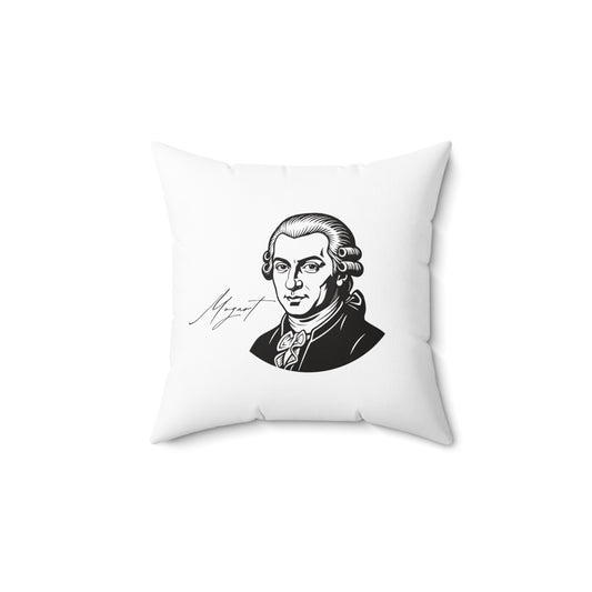 Funny Mozart Accent Pillow